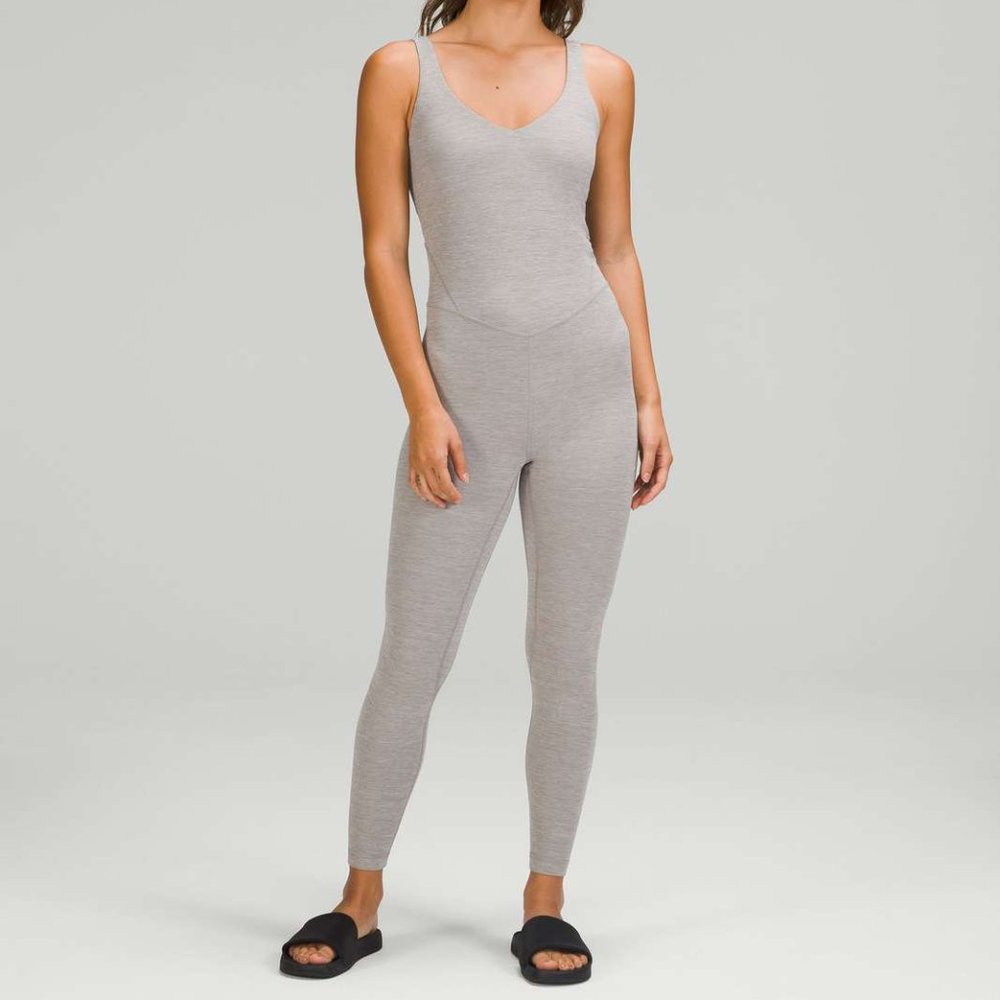 NWT Lululemon Align bodysuit 25" - Light gray - One piece